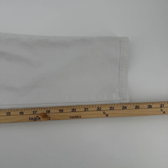 Lauren Jeans Company Ralph Lauren Women Modern Straight White Denim Jeans Size 8 - Picture 6 of 8